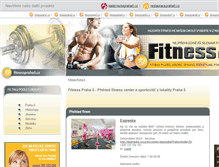 Tablet Screenshot of fitnesspraha5.cz
